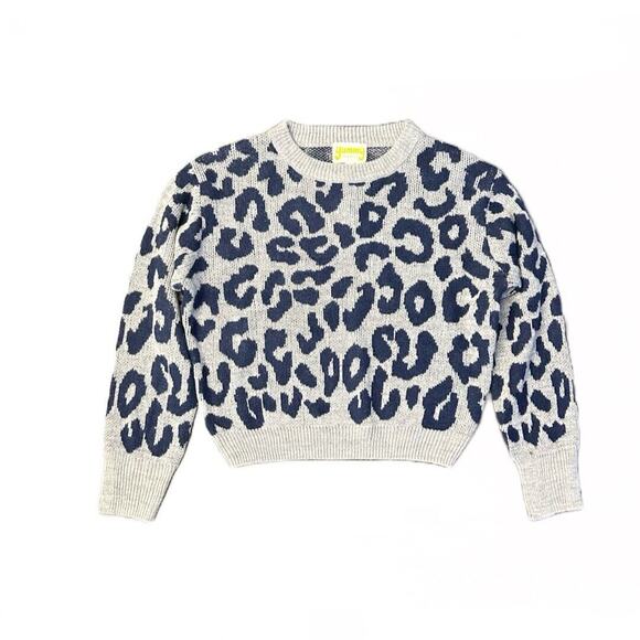 Women's Yummy Sweater Co. Leopard‎ Easy Crewneck Sweater Size M NWT - Picture 3 of 6